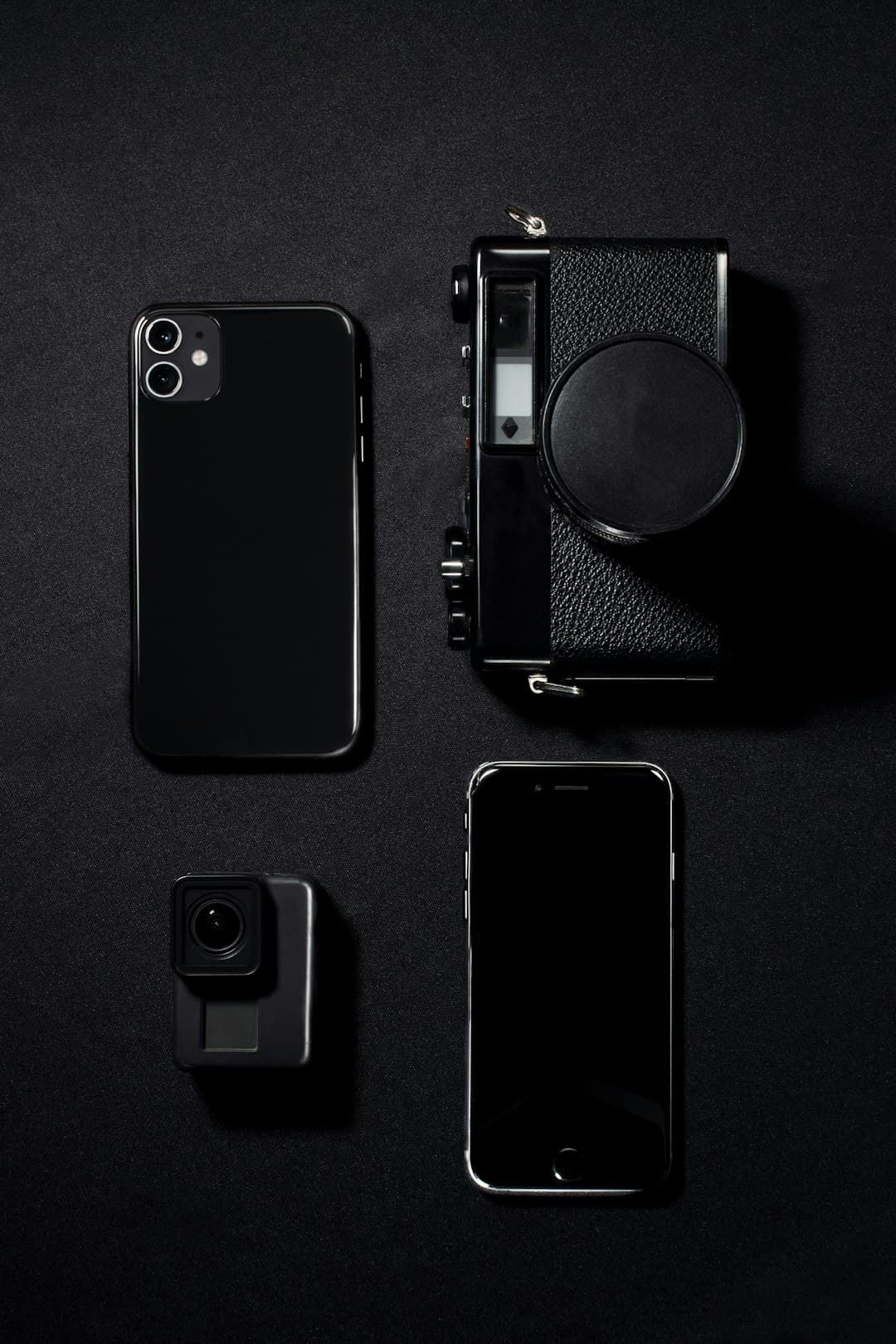 Side-by-side photo samples showing portrait, landscape, and night mode comparisons between both phones