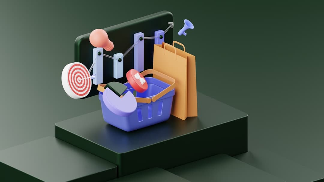Modern e-commerce dashboard showing mobile shopping, AR features, and omnichannel retail analytics